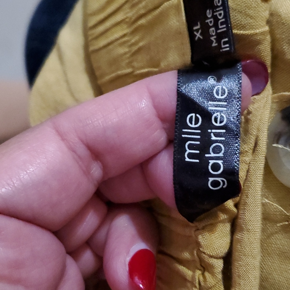 Mile Gabrielle Mustard Maxi shirt - Picture 10 of 15